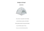 Green Premium Portable Pet Tent Bed with Cooling Mat, Breathable Foldable Indoor Outdoor Dog Cat House Summer Shelter, Size S