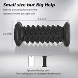 Plantar Fasciitis Relief,Foot Roller,Foot Massager Roller for Arch and Heel Pain Relief,Care for Plantar Fasciitis,Deep Tissue Muscle Massage,Portable Reflexology Tool - Top-Down View