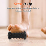 Plantar Fasciitis Relief,Foot Roller,Foot Massager Roller for Arch and Heel Pain Relief,Care for Plantar Fasciitis,Deep Tissue Muscle Massage,Portable Reflexology Tool - Rear View