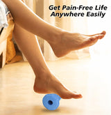 Plantar Fasciitis Relief,Foot Roller,Foot Massager Roller for Plantar Fasciitis,Deep Tissue Muscle Massage,Arch and Heel Pain Relief,Portable Reflexology Tool-Blue - Side View