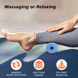 Plantar Fasciitis Relief,Foot Roller,Foot Massager Roller for Plantar Fasciitis,Deep Tissue Muscle Massage,Arch and Heel Pain Relief,Portable Reflexology Tool-Blue - Close-Up Angle