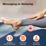 Plantar Fasciitis Relief,Foot Roller,Foot Massager Roller for Deep Tissue Muscle Massage,Portable Reflexology Tool-Pink - Close-Up Angle
