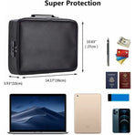 Fireproof Document Bag with Lock, Waterproof Safe Storage Pouch for Home, Office and Travel