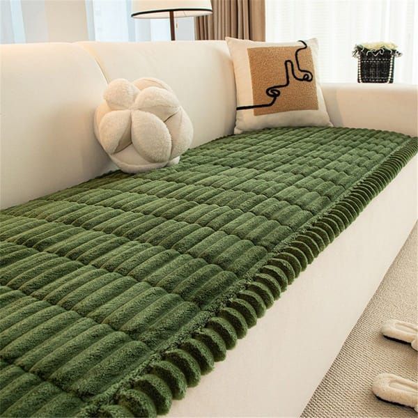 Pet Friendly Sofa Cover for Dogs, Washable Anti-slip Sofa Protector Mat, Dog Couch Cushion for Sofa, 60 x 90CM, Green