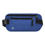 RFID Blocking Slim Anti-theft Waist Bag, Hidden Travel Money Belt for Passport, Documents and Cash, Navy Blue