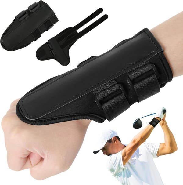 Golf Swing Alignment Brace, Comfortable Neoprene Wrist Training Aid for Swing Mechanics & Posture Correction, for Golf Beginners