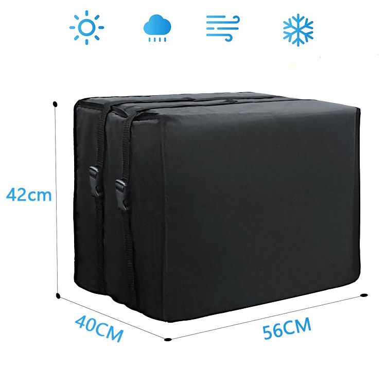 Outdoor Window Air Conditioner Cover, Waterproof Snowproof Dustproof Window AC Unit Protective Cover, 56×40×42cm