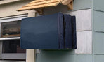 Outdoor Window Air Conditioner Cover, Waterproof Snowproof Dustproof Window AC Unit Protective Cover, 64×53×44cm