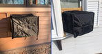 Outdoor Window Air Conditioner Cover, Waterproof Snowproof Dustproof Window AC Unit Protective Cover, 64×53×44cm