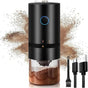 Portable USB Electric Coffee Grinder, Automatic Coffee Bean Grinder for Espresso, Rechargeable Coffee Mill for Home, Camping & Travel, Black