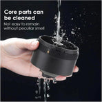 Portable USB Electric Coffee Grinder, Automatic Coffee Bean Grinder for Espresso, Rechargeable Coffee Mill for Home, Camping & Travel, Black