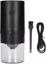 Portable USB Electric Coffee Grinder, Automatic Coffee Bean Grinder for Espresso, Rechargeable Coffee Mill for Home, Camping & Travel, Black