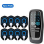 EMS TENS Massage Machine, Multi-function Meridian Pulse Therapy Device, Whole Body Microcurrent Pulse Massager with 8 Electrode Pads for Neck & Body Relief