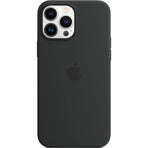 Midnight Silicone Case for iPhone 13 Pro Max, Compatible with MagSafe, Shockproof Soft Liquid Silicone Protective Cover with Microfiber Lining