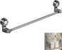 Adjustable 30-60cm Telescopic Suction Towel Rail, No Drill Rotatable Wall Mount Towel Bar, Stainless Steel Bathroom Kitchen Corner Towel Rack
