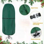 9ft Upright Christmas Tree Storage Bag, Waterproof Dustproof Standing Artificial Christmas Tree Cover, Vertical Xmas Tree Storage Protector Bag for Decorated Artificial Tree