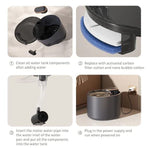 Premium Berlin‑Blue USB Automatic Cat Water Fountain with 6 Filters, Low‑Water Indicator