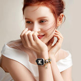 Stylish Metal Band Compatible with Apple Watch Bands for Women 40mm 38mm 41mm 44mm 42mm 45mm 46mm,Pretty Chain Strap with Apple Watch Accessories Charms for iWatch Series 11 10 9 8 7 6 5 4 3 2 1 SE