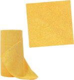 20 PCS Car Microfiber Cleaning Cloth Roll, Highly Absorbent Quick-Dry Towel with Tear Away Design, Washable Lint-Free Rag, Multi-Purpose Reusable Wash Cloth for Car Home Kitchen (Yellow)