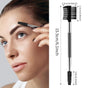 3 PCS Eyelash Shaper Eyelash Comb Separator Double Head Eyebrow Brush Black 3 Head Eyebrow Makeup Tool Different Spoolie Brushes to Separating Lashes Eliminating Mascara Clumps Grooming Brows