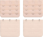 Bra Extender 3 Hook Bra Back Clips Bra Strap Extender Bra Clasp (4pcs)