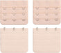 Bra Extender 3 Hook Bra Back Clips Bra Strap Extender Bra Clasp (4pcs)