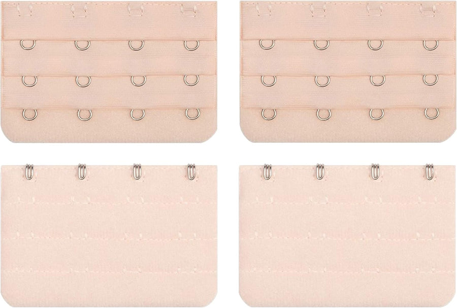 Bra Extender 4 Hook Bra Back Clips Bra Strap Extender Bra Clasp (4pcs)