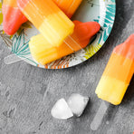 50 Pcs Acrylic Popsicle Sticks Reusable Cake Pop Mold Mirror Ice Pop Sticks Ice Cream Cakesicle Mold for Home Candy Cake Gifts Party (Transparent)