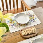 Bloom Flowers Tulip Spring Placemats Set of 4, 12x18 Inch Seasonal Table Mats for Party Kitchen Dining Decoration