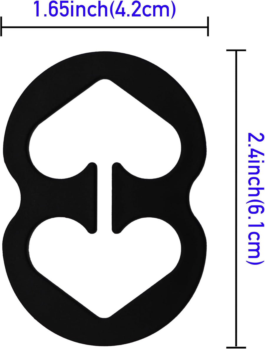 Bra Strap Clips for Racerback, Anti-Slip Buckles Conceal Straps, Racer Back Conceal Straps