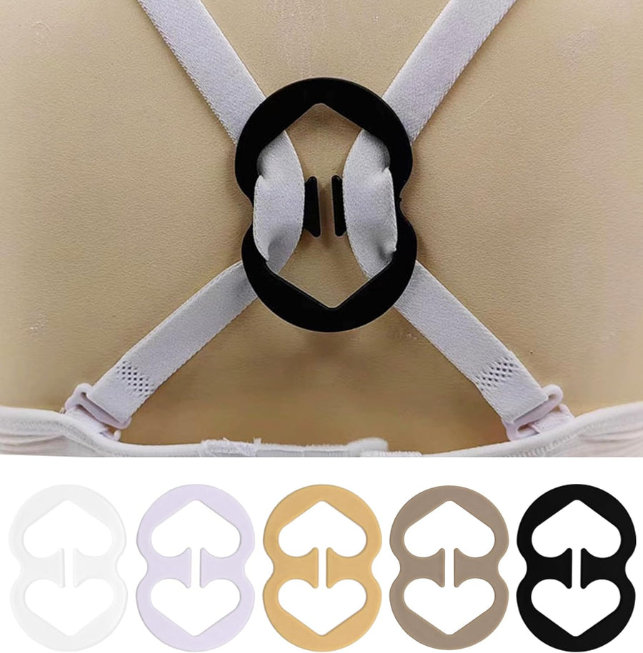 Bra Strap Clips for Racerback, Anti-Slip Buckles Conceal Straps, Racer Back Conceal Straps
