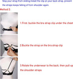 Bra Strap Clips for Racerback, Anti-Slip Buckles Conceal Straps, Racer Back Conceal Straps