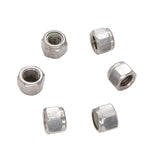 50pcs 1/4-20 Inch Nylon Inserted Self Locking Nuts - 304 Stainless Steel, 1/4" Nylock Nuts for Furniture, Tools, Handle