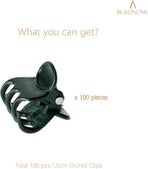 Plant Clips 100Pcs Orchid Clips Orchid Support Clips Vine Clips Plant Clips for Support Flower Orchid Vine (100PCS)