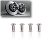 4-Pack Screw for Rotor Brake Disc Retaining, Retaining Hardware Bolts Screw Kit for Honda, Acura and Kia Models, Stainless Steel Brake Disc Rotor for Front and Rear