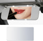 Sun Visor Vanity Mirror With Straps - Universal Travel Makeup Mirror for Women, Girls - Interior Accessory for Car, Truck, SUV (White)