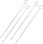 4 Pcs Sewing Loop Turner Hook, Needle Hook with Latch, Tongue Crochet Tool for Fabric Belts Strips Tube Straps DIY Accessories