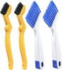4 PCS Multi Purpose Small Crevice Cleaning Brushes for Tight Narrow Space, Small Scrub Brush Set for Scrubbing Cleaning Kitchen Sink Bathroom Shower Corner Household Use