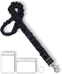 Stretchy Scrunchie Lanyard for ID Badges Keys, Cute Teacher Lanyard for Women with 2 Card Holders 19.6 Inch