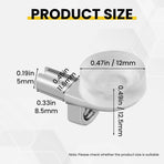 5mm Shelf Support Peg with Suction Cup, Heavy Duty Shelves Support Holders, 20pcs 1/5 Inch Shelf Pins Metal Adjustable Shelf Pegs for Kitchen Bookshelf Wardrobe Shelves Cupboard
