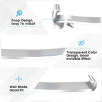 30 Pcs 2.5 Inch Valance Clips, Clear Plastic Valance Clips for Blinds, Window Blinds Hidden Clip for Horizontal Blind Valance