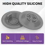 Espresso Backflush Cleaning Disc, 54mm Silicone Backflush Disc for Most Espresso Machines, Compatible with BES870XL BES878BSS BES880 BES840XL BES810BSS, 4 Pack