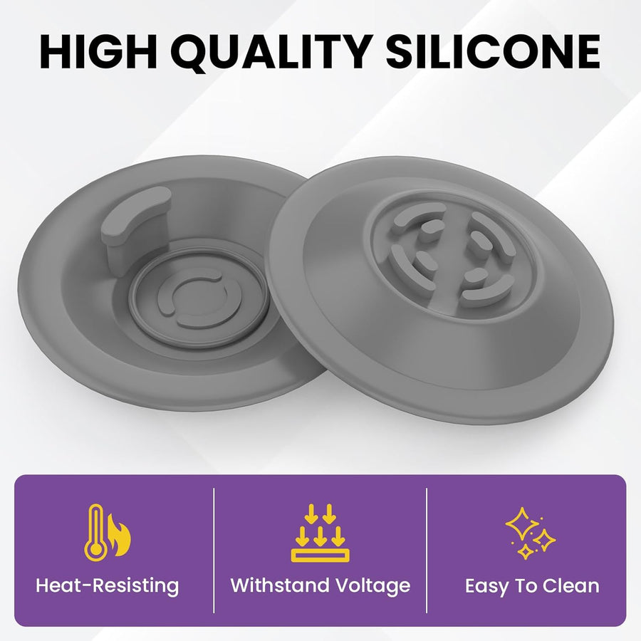 Espresso Backflush Cleaning Disc, 54mm Silicone Backflush Disc for Most Espresso Machines, Compatible with BES870XL BES878BSS BES880 BES840XL BES810BSS, 4 Pack