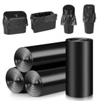 Mini Car Trash Can Bags for Auto Trash Bin, 120 Count Small Garbage Bags Organizer Tear-Resistant, Liner Refills (Vehicle Trash Can is not Included), Black