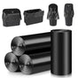 Mini Car Trash Can Bags for Auto Trash Bin, 120 Count Small Garbage Bags Organizer Tear-Resistant, Liner Refills (Vehicle Trash Can is not Included), Black