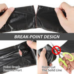 Mini Car Trash Can Bags for Auto Trash Bin, 120 Count Small Garbage Bags Organizer Tear-Resistant, Liner Refills (Vehicle Trash Can is not Included), Black