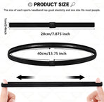 4 Pack Sports Headbands for Women Elastic Non-Slip Absorb Sweat 4 Colors