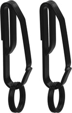 Key Holder for Duty Belt, Stainless Steel Key Clips with Tactical Keyrings for Police, Law Enforcement, Firefighters