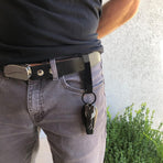 Key Holder for Duty Belt, Stainless Steel Key Clips with Tactical Keyrings for Police, Law Enforcement, Firefighters