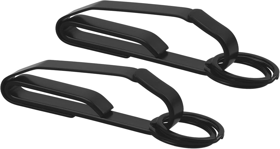 Key Holder for Duty Belt, Stainless Steel Key Clips with Tactical Keyrings for Police, Law Enforcement, Firefighters